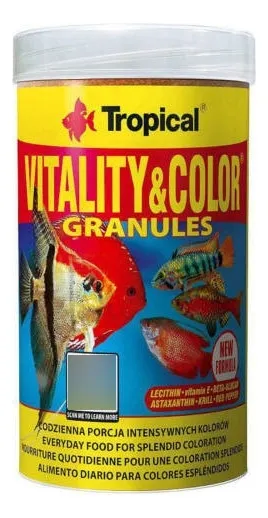 VITALITY & COLOR GRANULES PARA PECES 100 ML